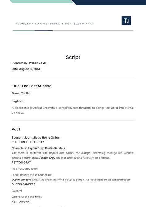 Image result for Script Template for Documentary