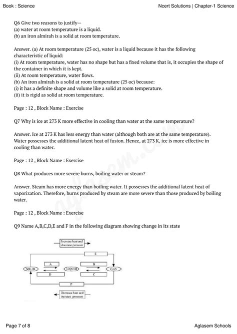 Class 9 Science Chapter 1 Worksheet に対する画像結果