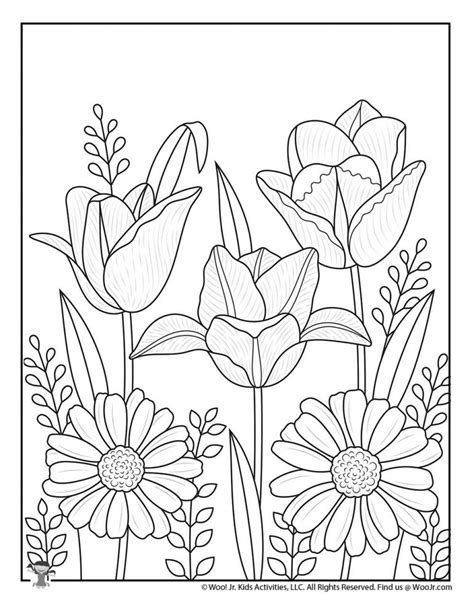 Image result for Adult Spring Coloring