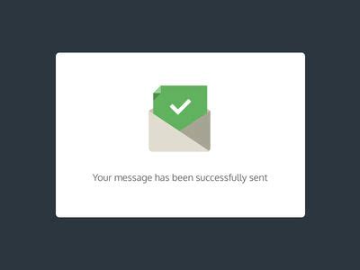 Image result for Message Sent Successfully UI
