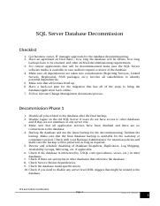 Image result for How to Do SQL Instance Decommission