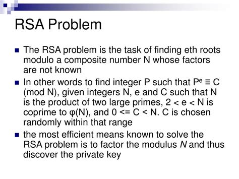 Image result for RSA Problem