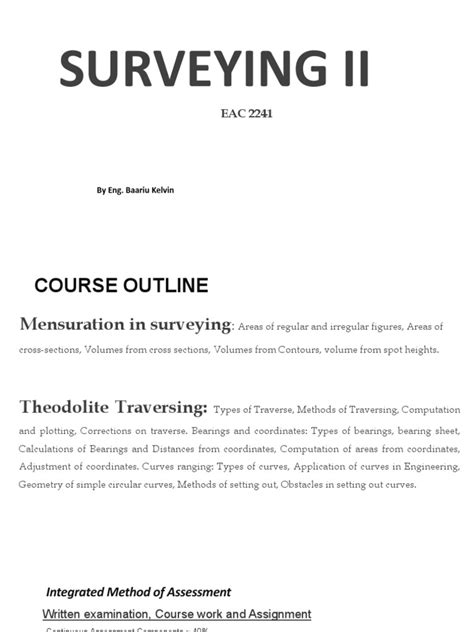 Image result for Survey Level Notes