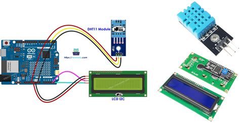 Afbeeldingsresultaten voor DHT11 Arduino Mega TFT LCD Display