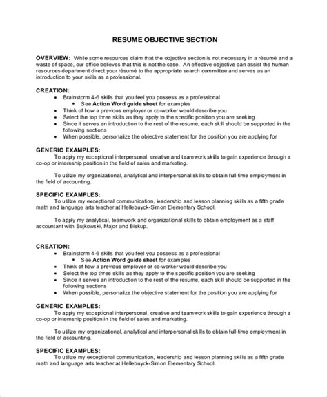 Image result for Sample Objective Statements