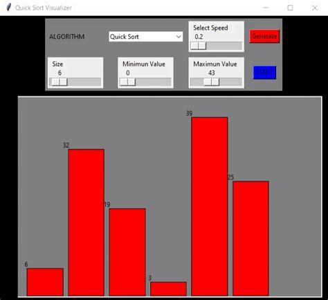 Image result for Sorting Algorithm Visualizer Using Tkinter