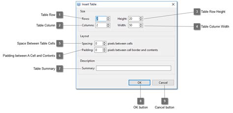 Image result for Table Selector within Dialog