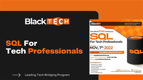 Toradh íomhá ar SQL for Tech Professionals