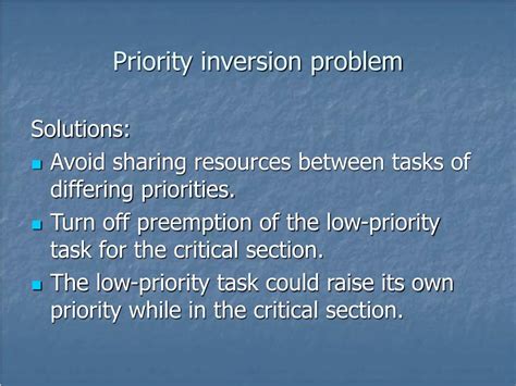 Priority Inversion Problem Statement に対する画像結果