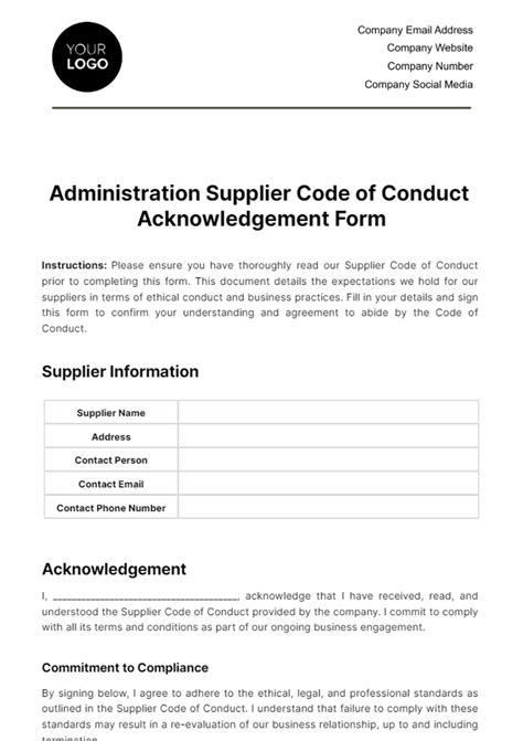 Code of Conduct Declaration Form PNG के लिए छवि परिणाम