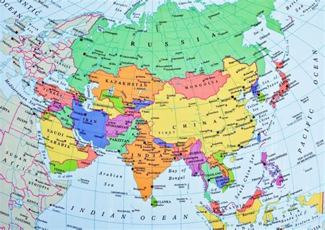 Image result for Asia Countries On Map