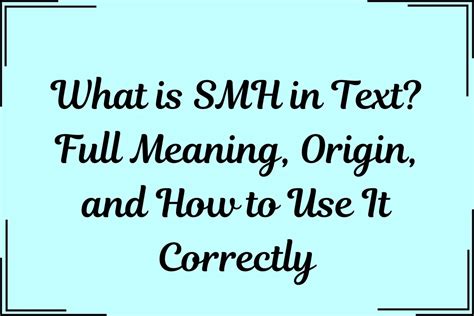 Toradh íomhá ar SMH Meaning Text Messaging
