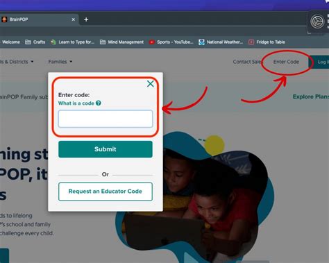 Image result for BrainPOP Code