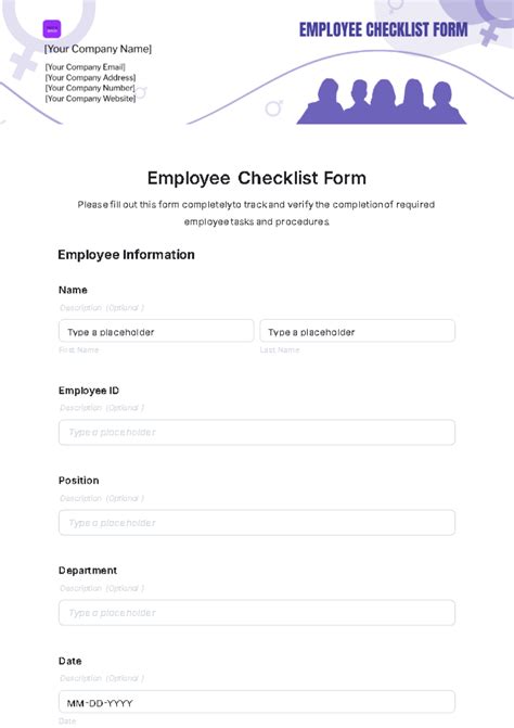 Image result for Employee Check Up Checklist