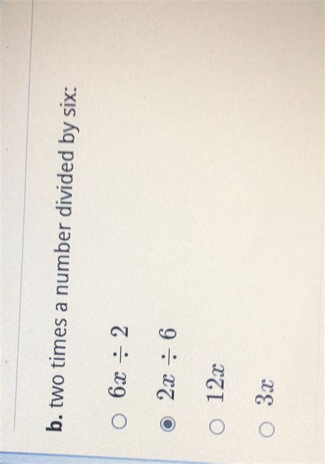 Image result for What Divided By 6 Equals 2