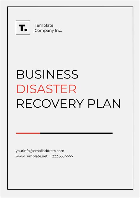 IT Disaster Recovery Plan Example に対する画像結果