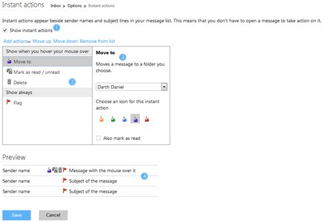 Toradh íomhá ar How to Add Actions On Outlook