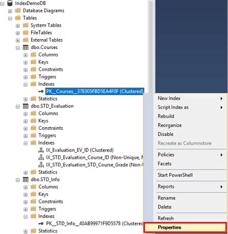 SQL Server Script All Indexes and Statistics に対する画像結果