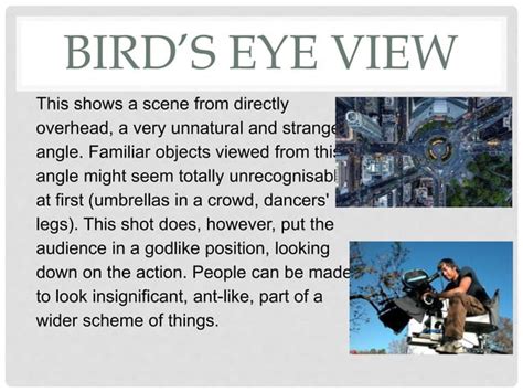 Image result for Camera Angle Types