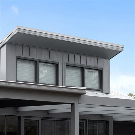 Image result for Basalt Colorbond with White Cladding