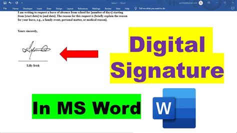 Image result for How to Digital Sign in Word