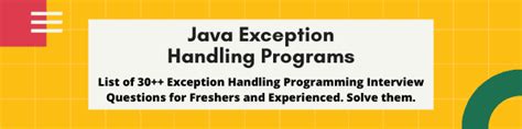 Image result for Exception Handling Program in Java