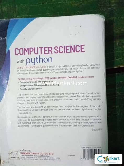 Computer Science with Python Class 11 PDF に対する画像結果