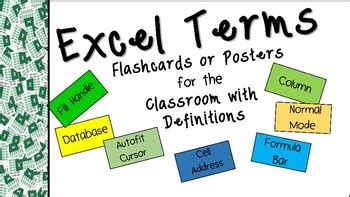 Image result for Excel 2016 Terms