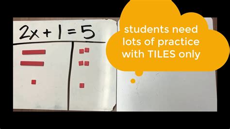 Image result for Using Algebra Tiles to Solve Equations