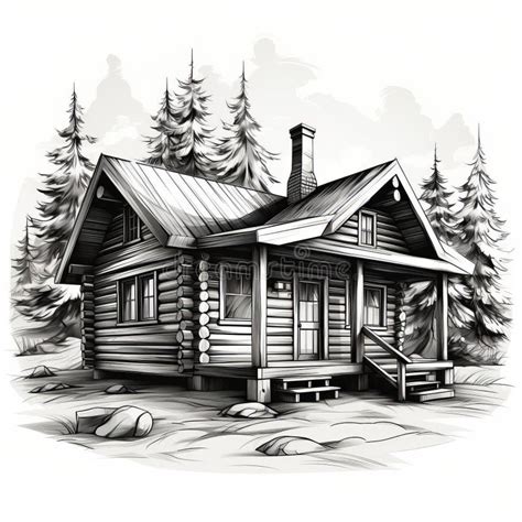 Image result for Log Cabin Drawings