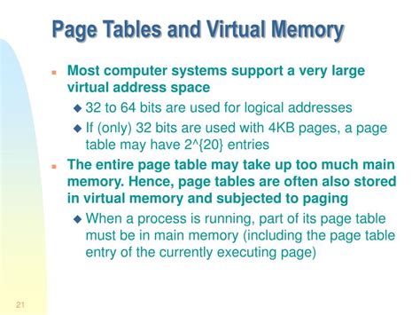 Image result for Page Table in Virtual Memory