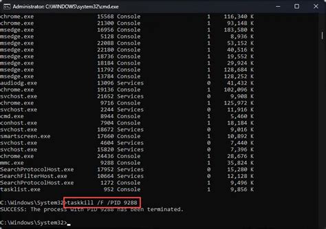 Toradh íomhá ar Command to Kill Task