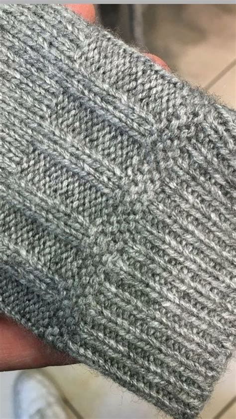 Image result for Mock Cable Knit Hat Pattern