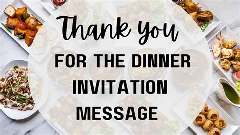 Image result for Dinner Invitation Message