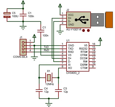 Toradh íomhá ar UART to USB Module