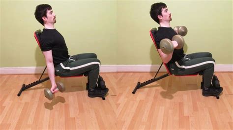 Toradh íomhá ar Sitting Dumbbell Curls