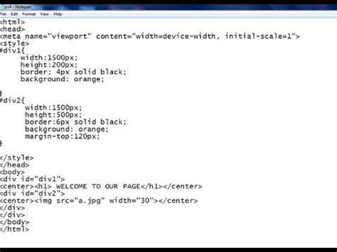 Image result for Creating a Container in HTML
