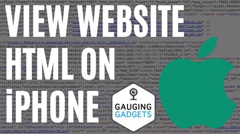 Toradh íomhá ar How to View HTML Source Code of a Web Page On iOS or Mac
