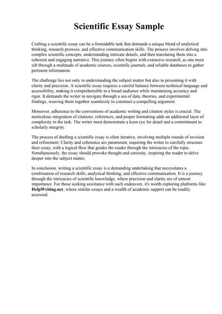 Toradh íomhá ar Scientific Writing Examples PDF