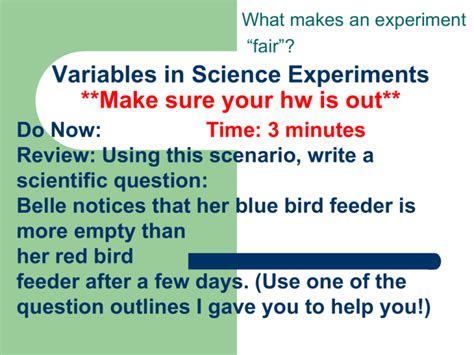 Image result for Science Experiments Variables
