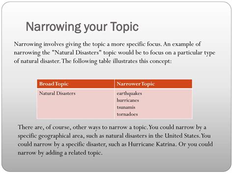 Broad Topic Examples に対する画像結果