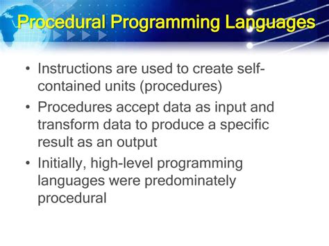 Image result for Procedure Oriented Programming Language PPT
