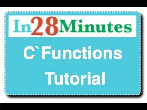 C Functions Tutorial に対する画像結果