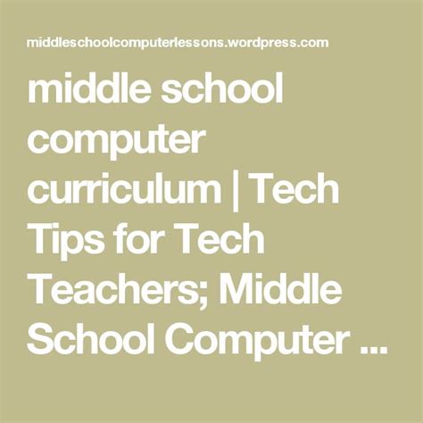 Image result for Computer Principles for Middle School