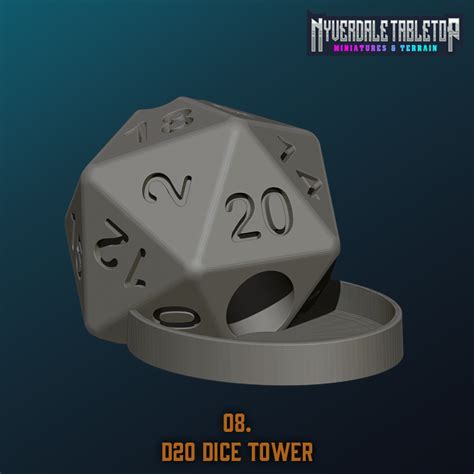 Image result for D20 Dice STL