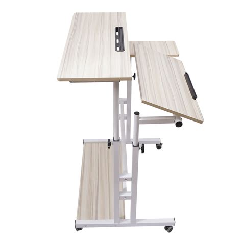 Image result for Adjustable Height Computer Workstation