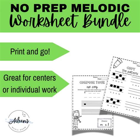 Afbeeldingsresultaten voor Melodic Pattern Worksheet