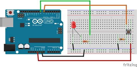Arduino Button LED Circut に対する画像結果