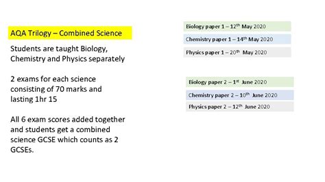 Image result for AQA Science Course Quide