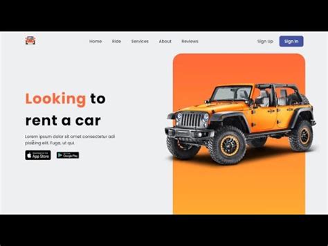 Image result for Car Rental Projects in HTML CSS JavaScript